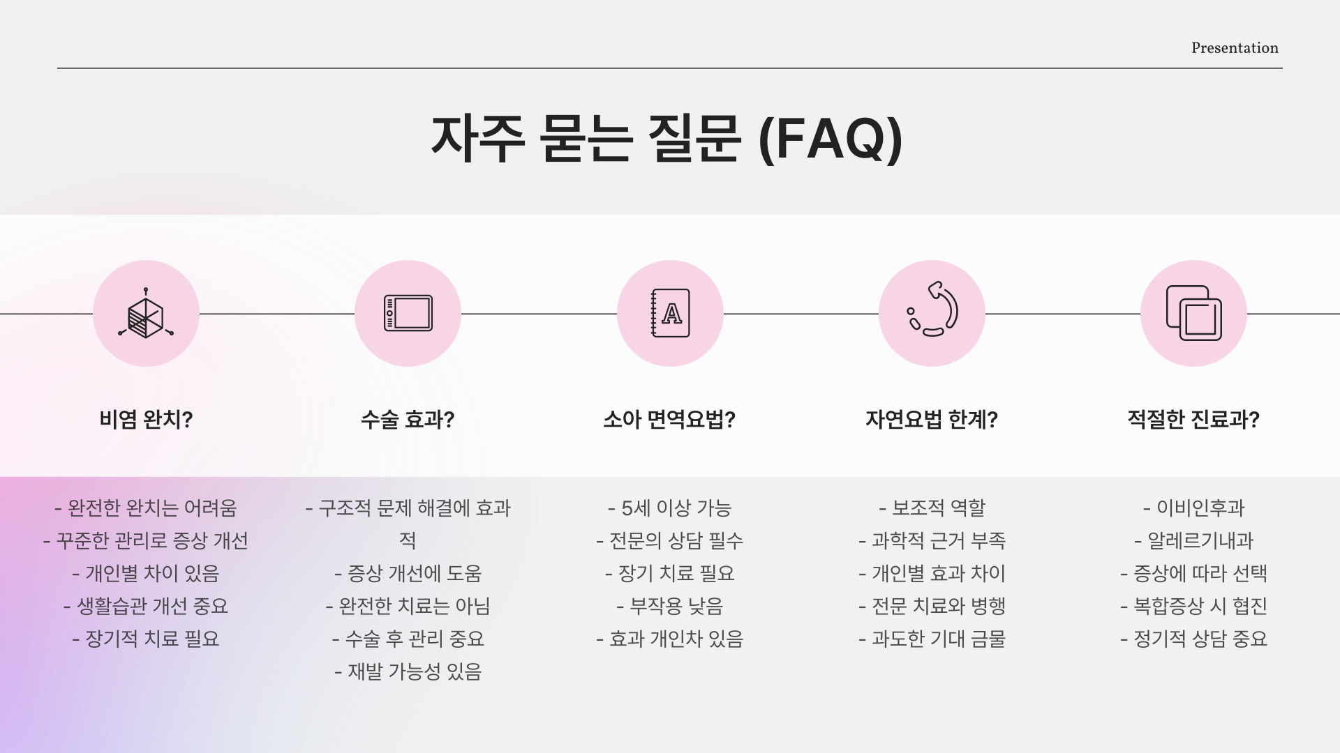 비염 치료방법