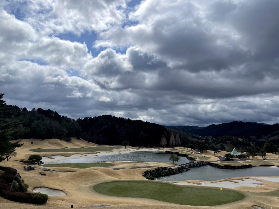 가사기 골프 클럽 연못