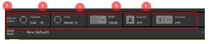 콘탁 7(KONTAKT 7)의 마스터 에디터