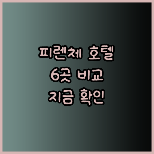 가성비부터 럭셔리까지 피렌체 호텔 6