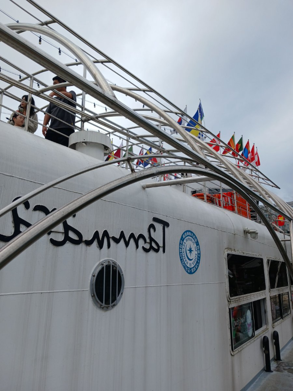 남이섬 유람선 2층