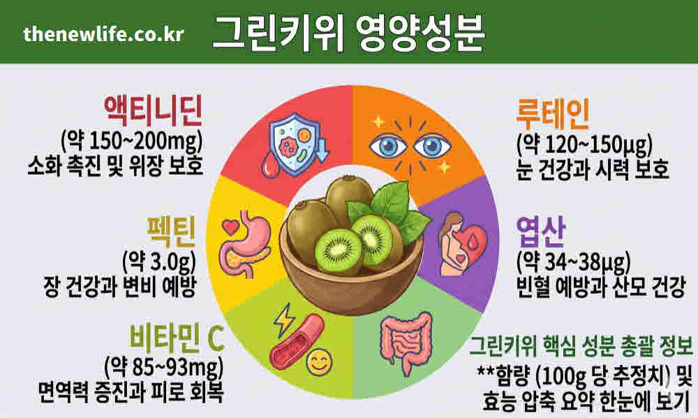 그린키위 효능 영양성분