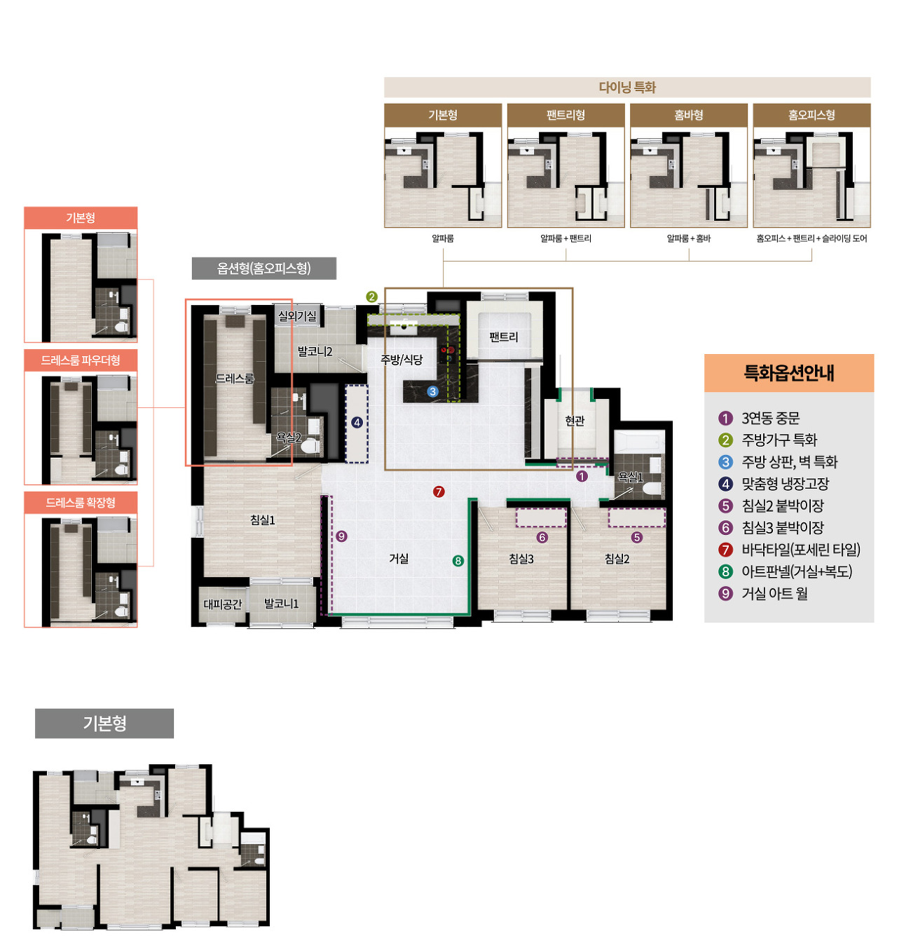 유보라 천안 두정역 - 84B 평면도
