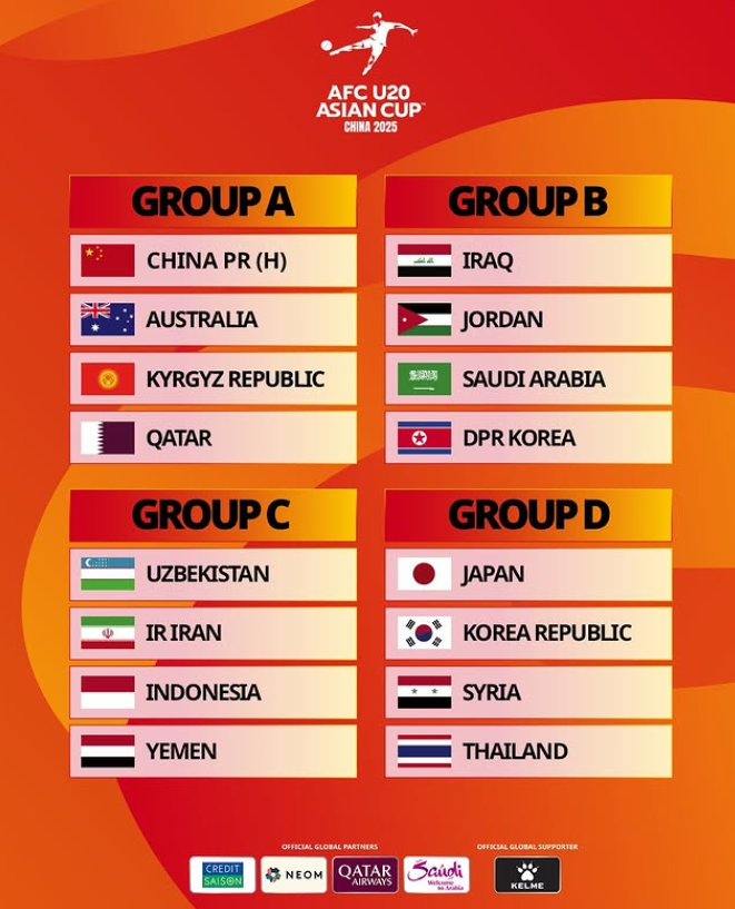 2025 AFC U-20 아시안컵 대한민국 일정 실시간 중계보기