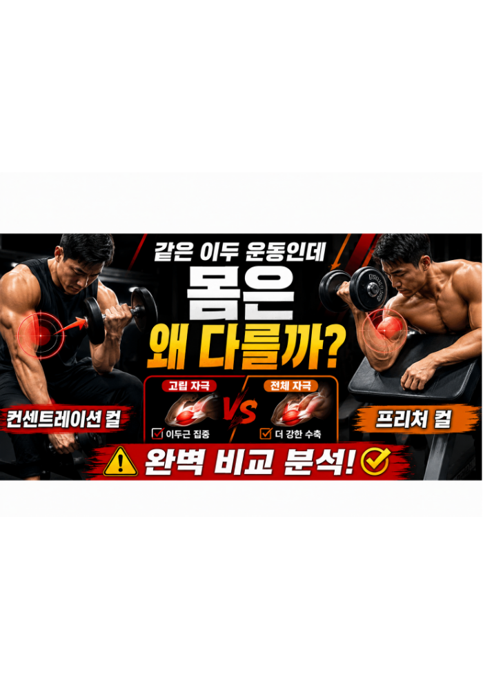 컨센트레이션 컬 vs 프리처 컬