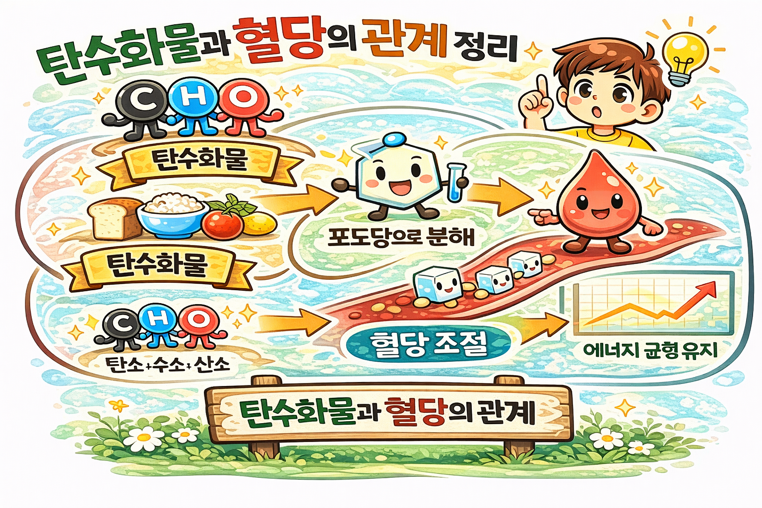 탄수화물과 혈당의 관계 정리