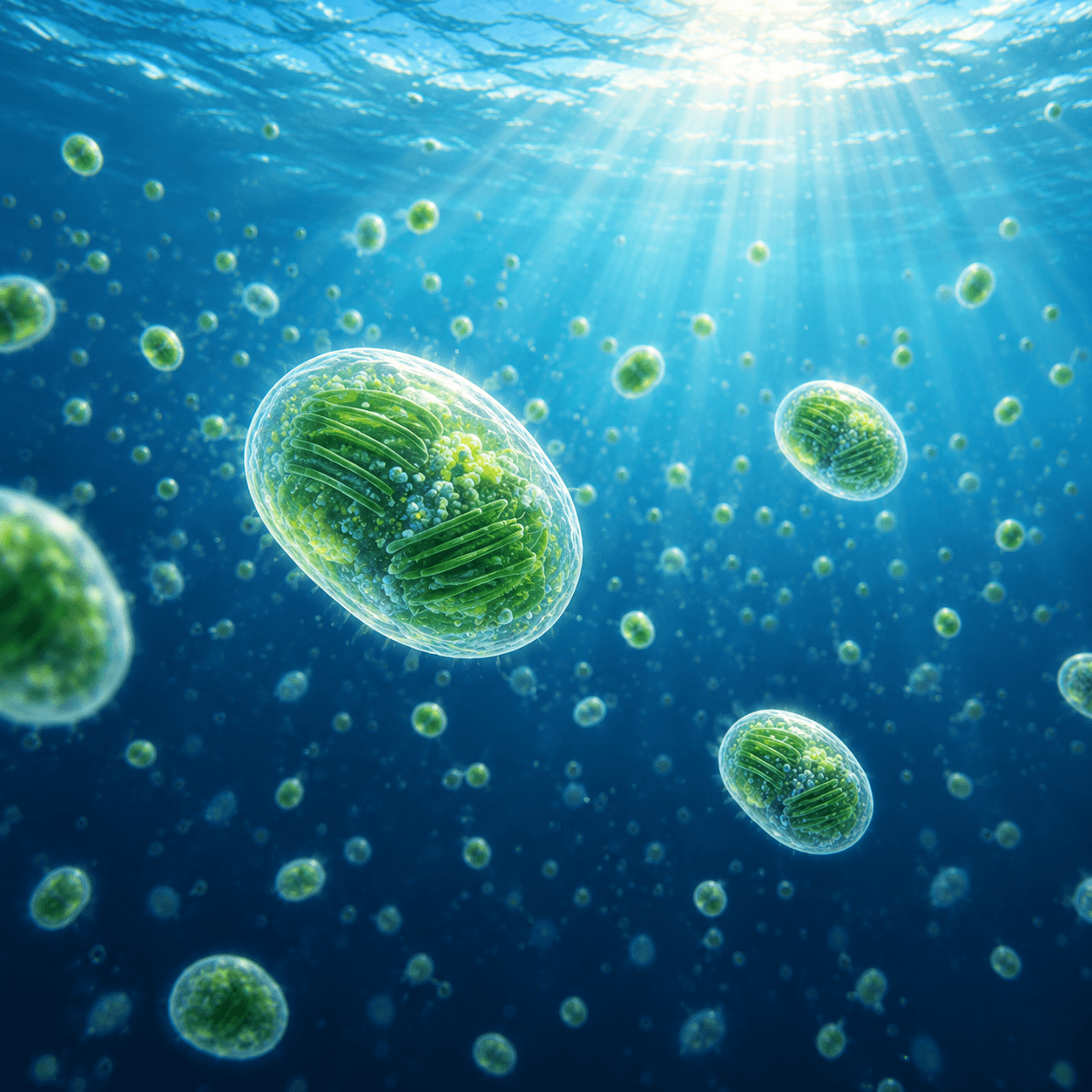 Prochlorococcus marinus 해양 광합성 세균