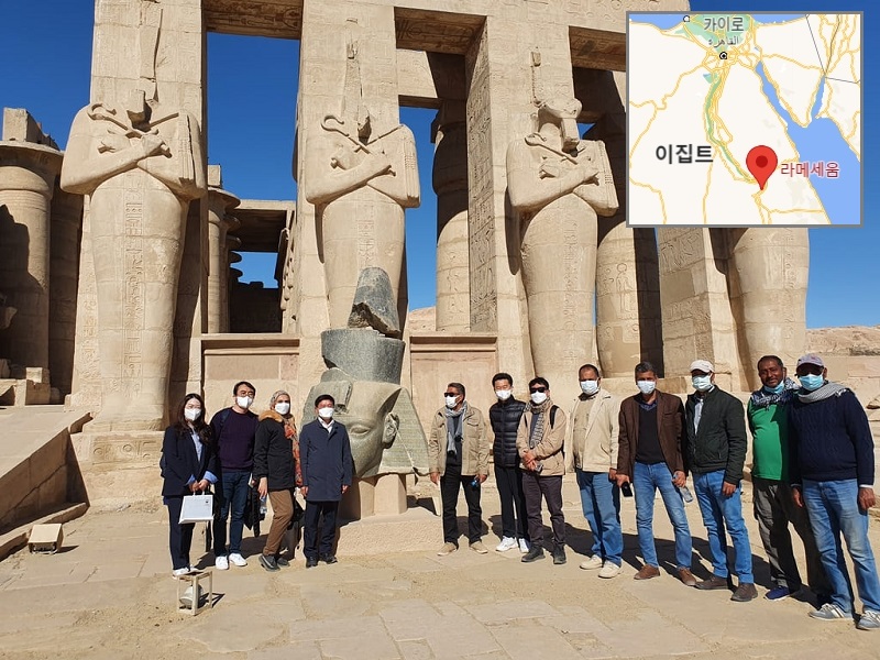 무너진 이집트 룩소 라메세움 신전 복원사업 참여한다 [문화재청] VIDEO: S. Korea to restore gateway of ancient Egyptian temple in Luxor 