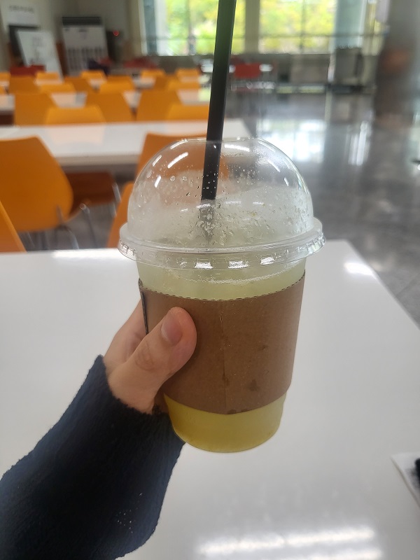 전남 고흥 나로우주센터 우주과학관 카페테리아 고흥유자에이드