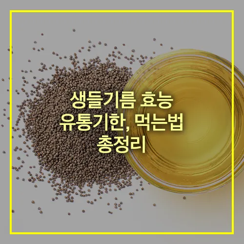 생들기름 효능