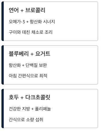 뇌에 좋은 호두와 다크초콜릿