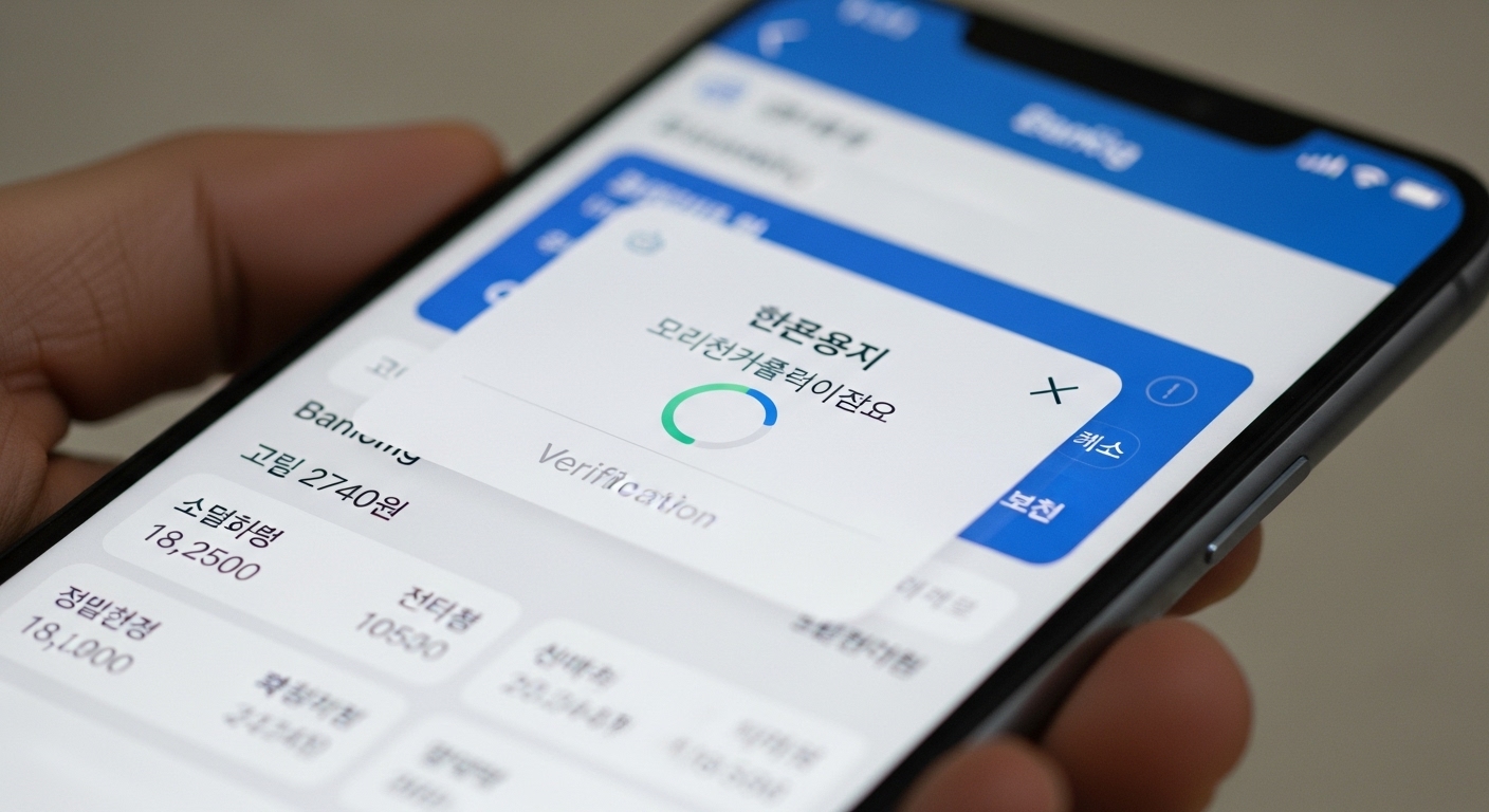 금융인증서, 전화번호 변경, 인증오류 해결