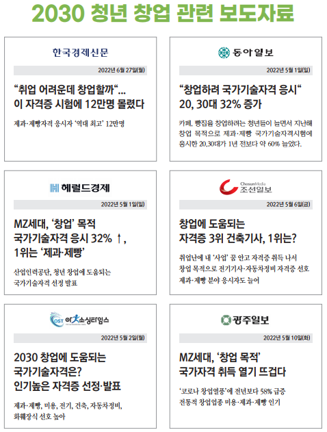 2030 청년 창업 보도자료