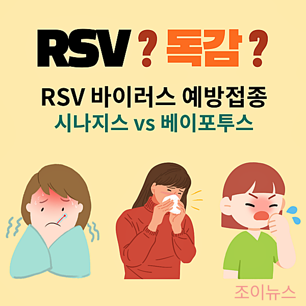 RSV 바이러스 감염과 독감 차이, 예방접종(시나지스, 베이포투스)