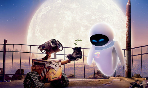 영화 월-E 관련 이미지, 월E와 이브