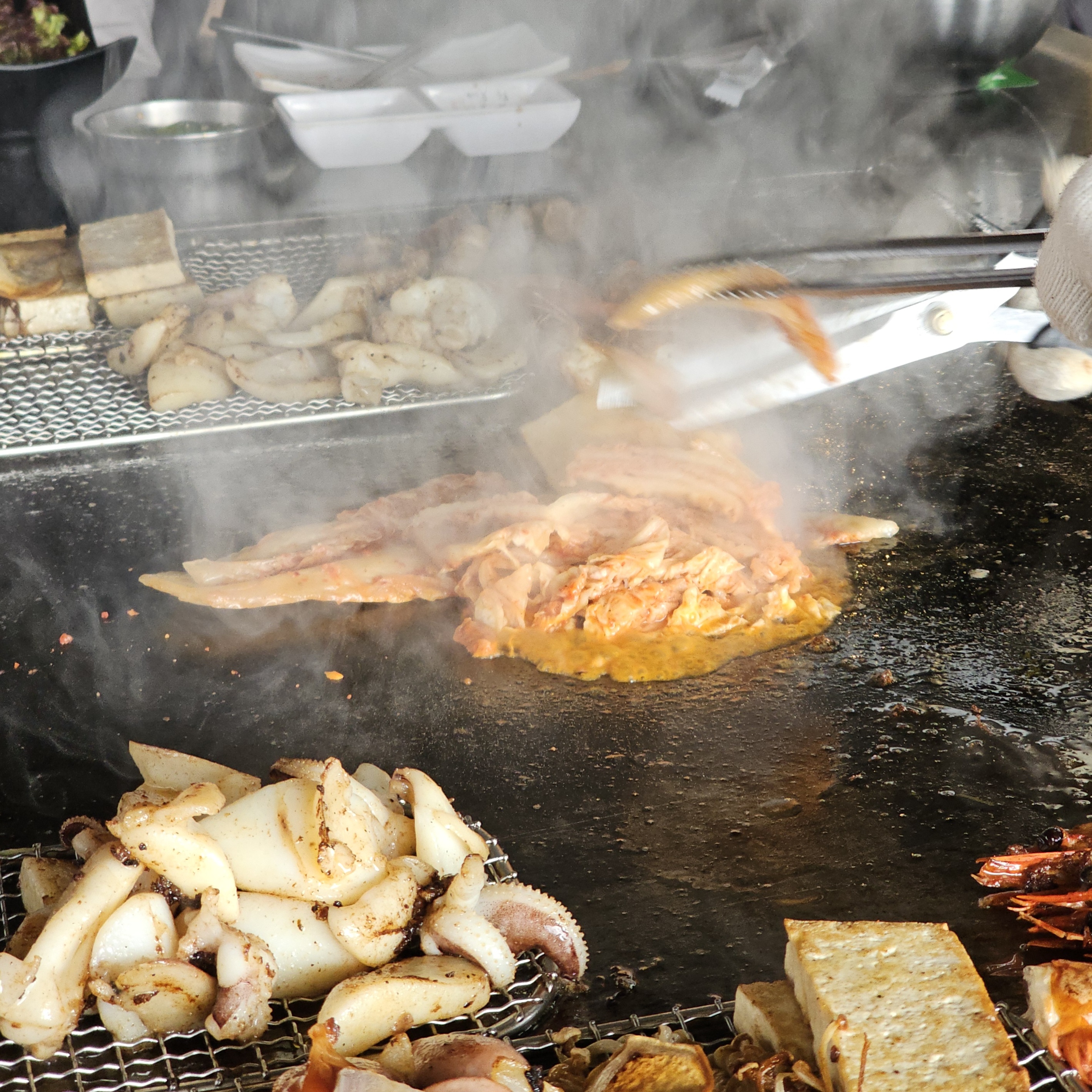 팔공산 갓바위 맛집 팔공노을철판구이 김치