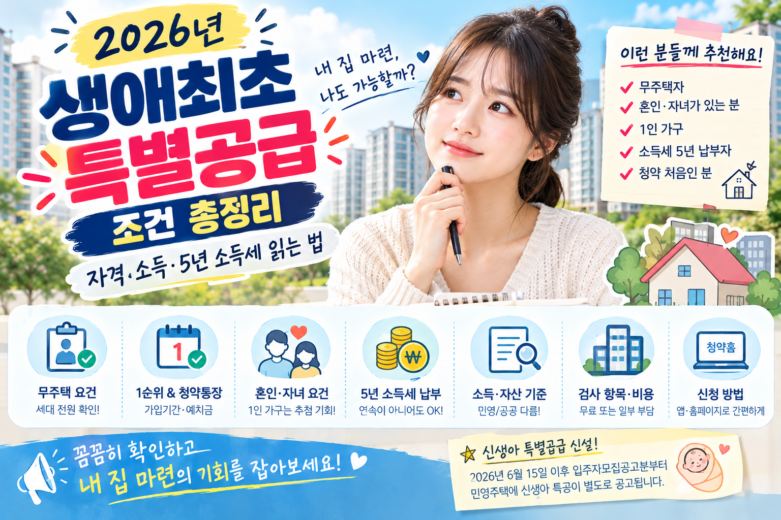 생애최초 특별공급 청약