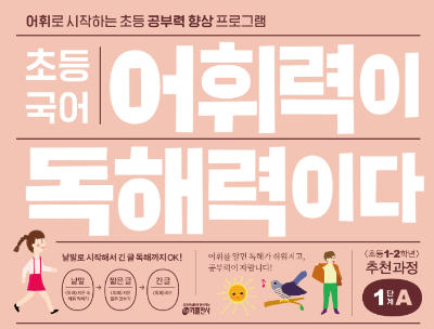 초등 국어 문제집 쉽게 어휘력 독해력 기르기