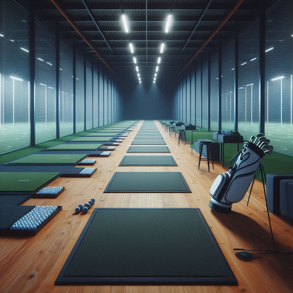 실내골프연습장 배경
