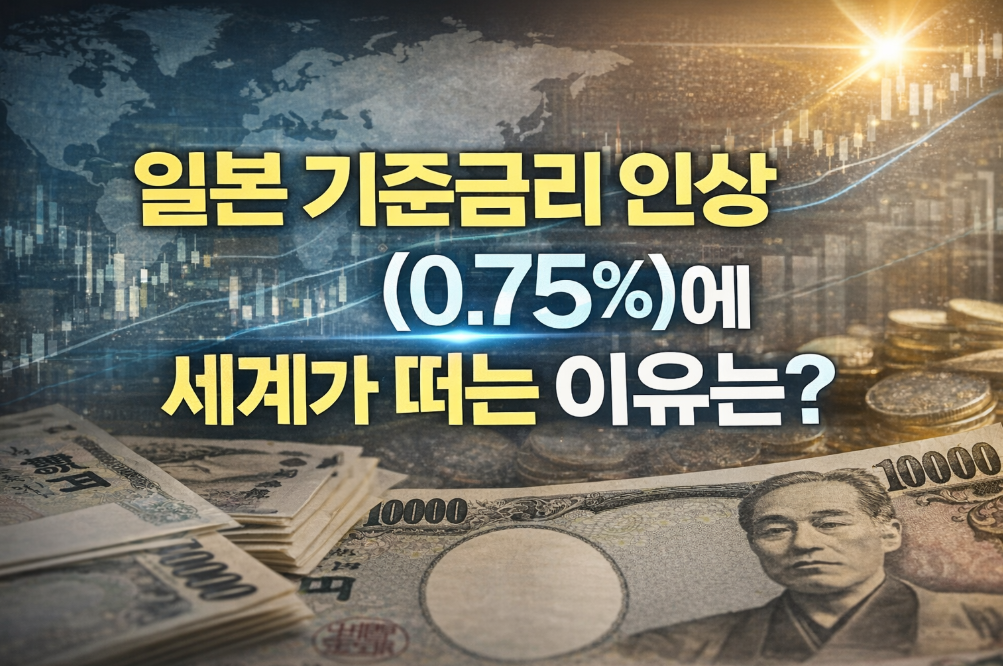 일본 금리 인상 0.75%, 글로벌 증시 폭락 진짜 이유는?