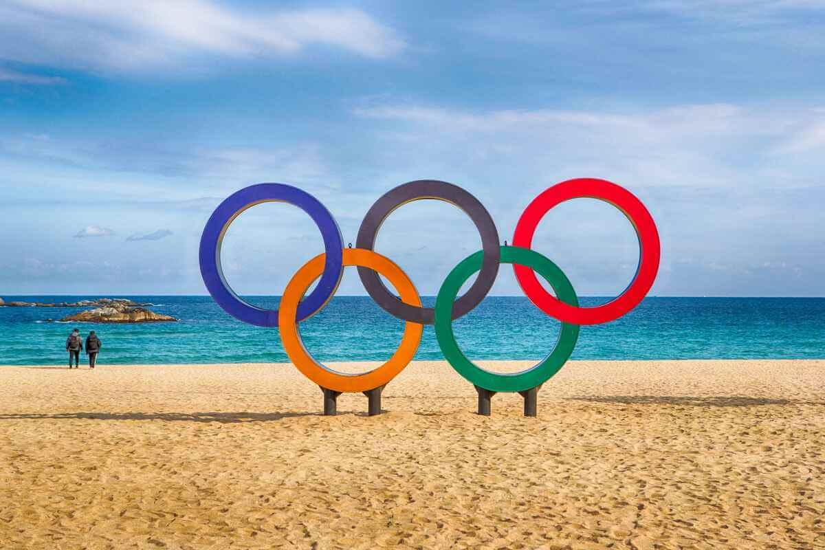 안목해변