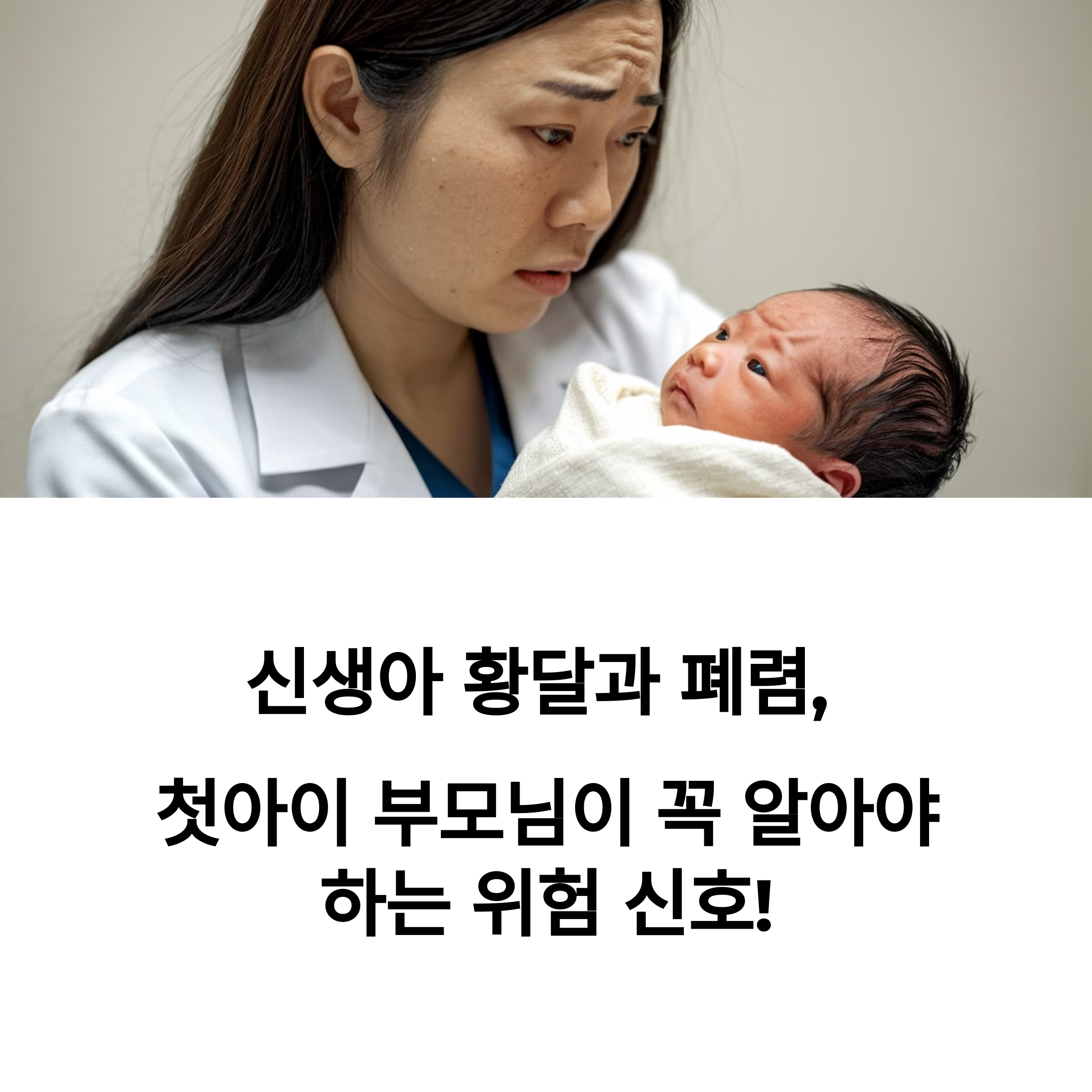 신생아 황달과 폐렴, 초보 부모라면 꼭 알아야 할 증상과 대처법