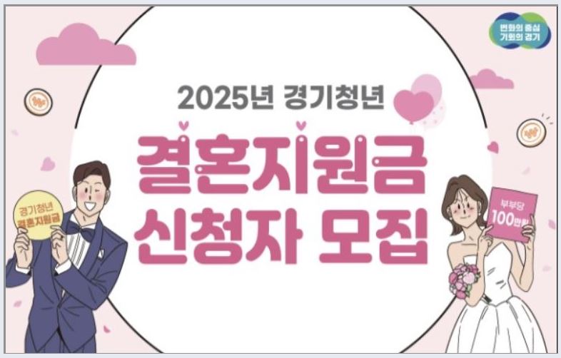 경기도 결혼지원금 신청