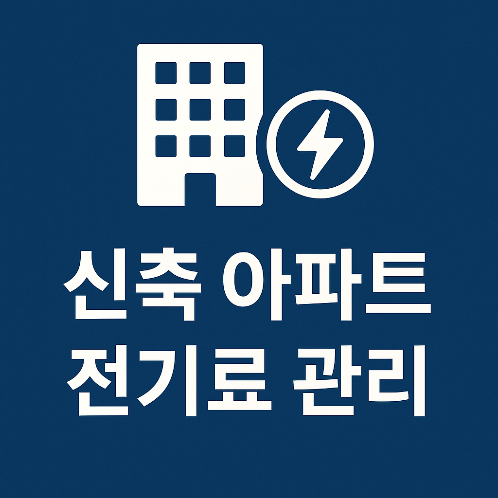 신축 아파트 전기료 절약 관리 관련 이미지
