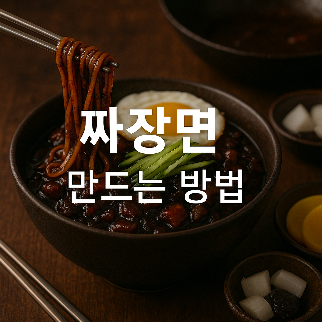 짜장면 만드는 방법