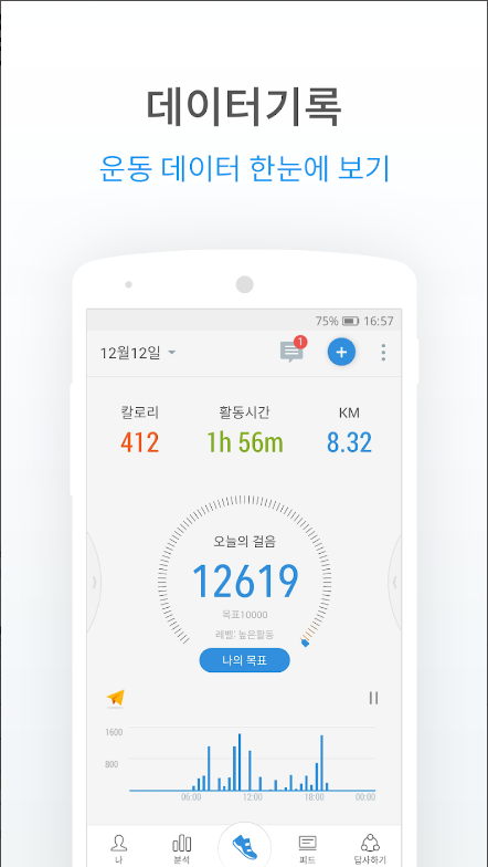 만보기 어플, 걸음수 측정기, 걷기운동 추적하기
