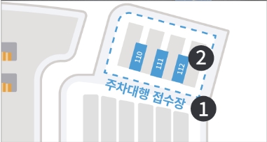 인천공항 주차대행 서비스 접수장