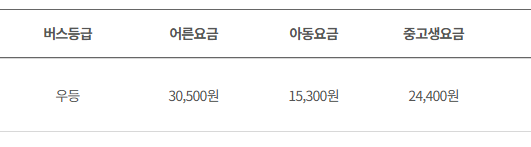 계룡(엄사) 인천공항 리무진 버스 시간표 요금 예매방법