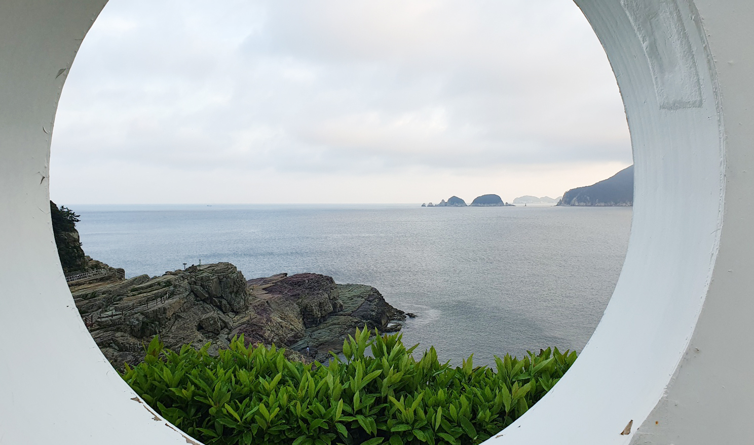 바람의언덕 리조트에서 바라본 풍경