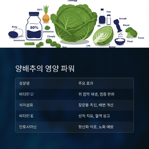 양배추의 효능과 섭취법, 위 건강을 위한 슈퍼푸드