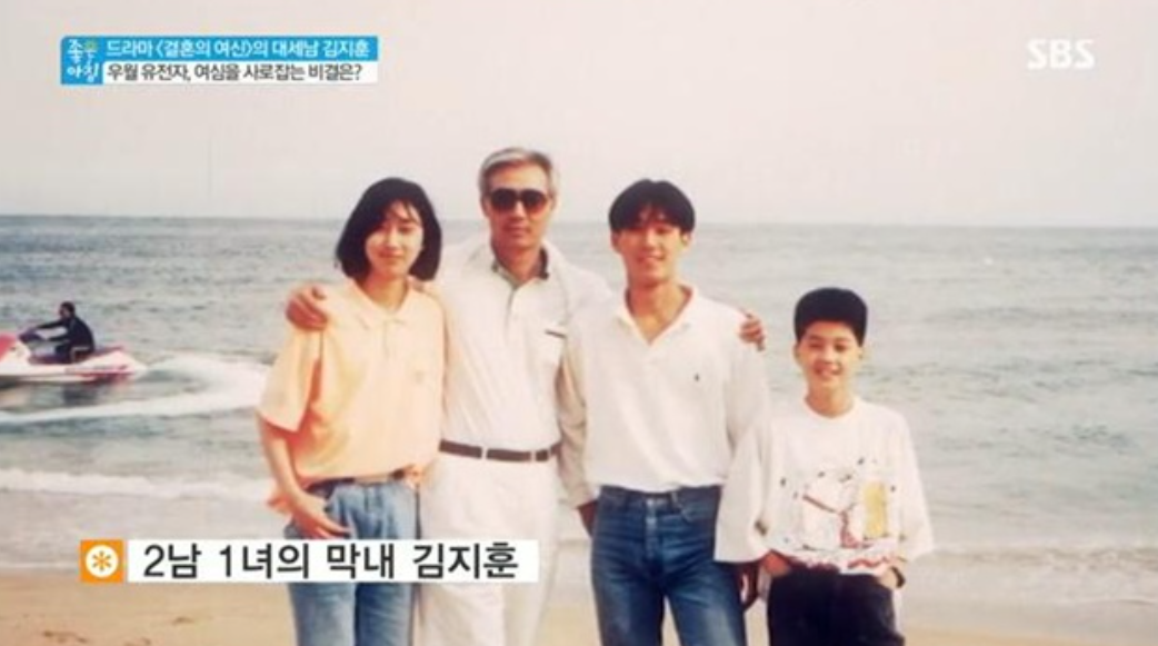 김지훈 배우 가족사진 부모님│모델로 활동 중이신 김지훈 아버지