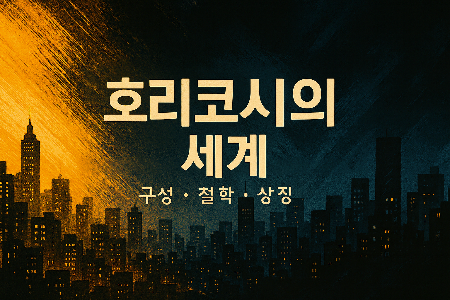 작가 호리코시의 세계관 분석 (구성, 철학, 상징)