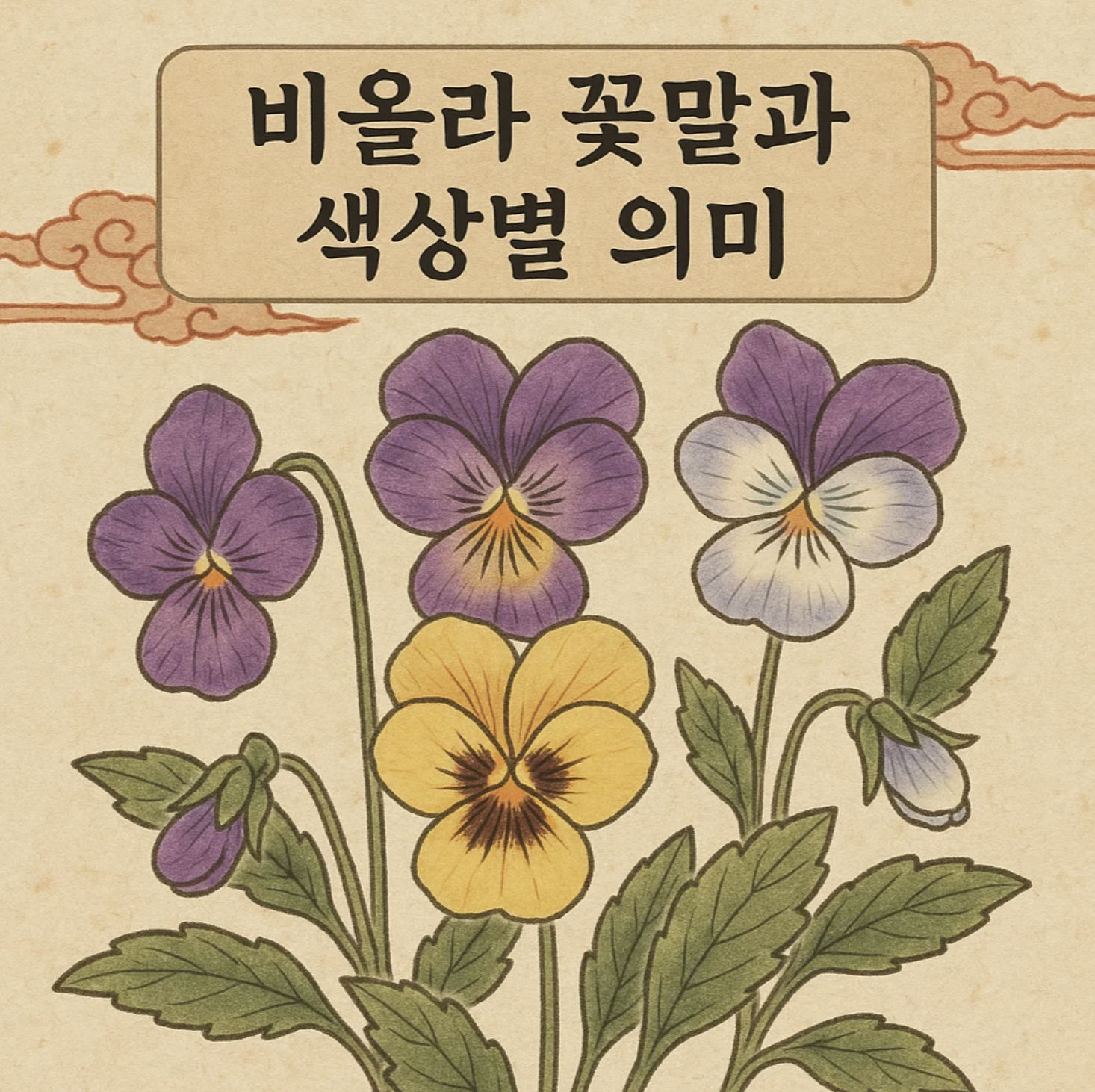 비올라 꽃말과 색상별 의미