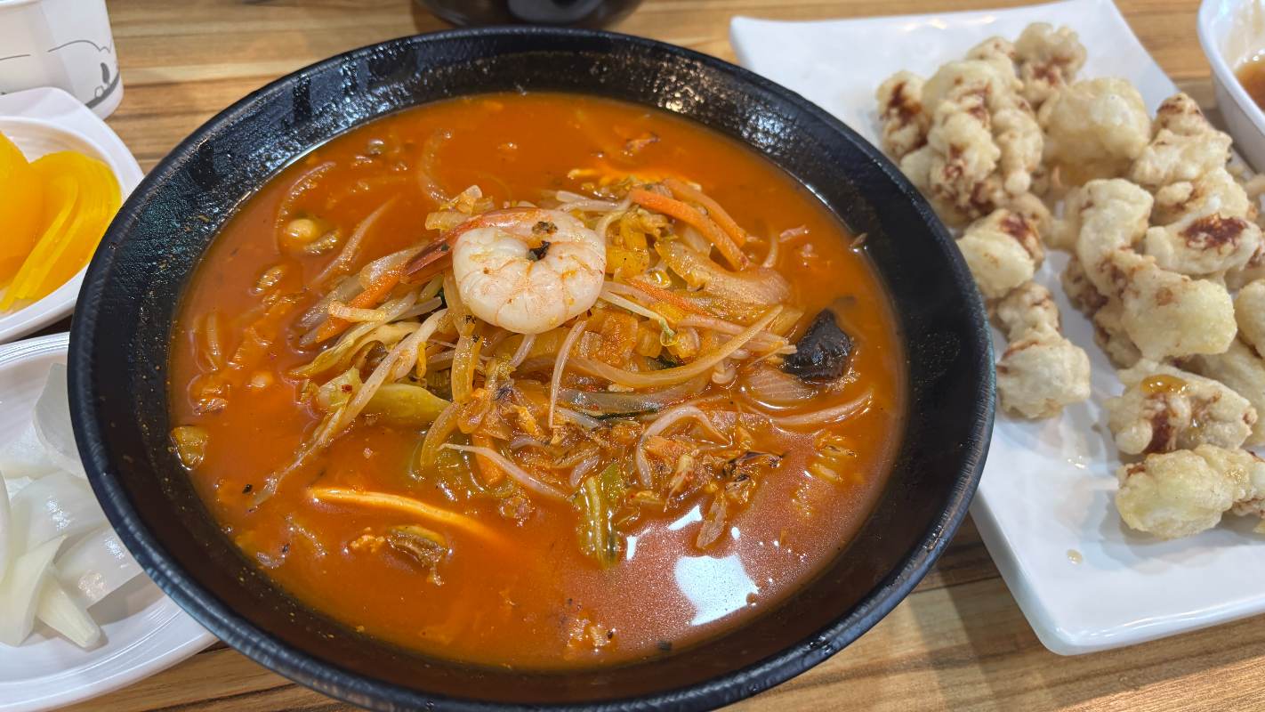 영월 섭다리 짬뽕 음식 사진