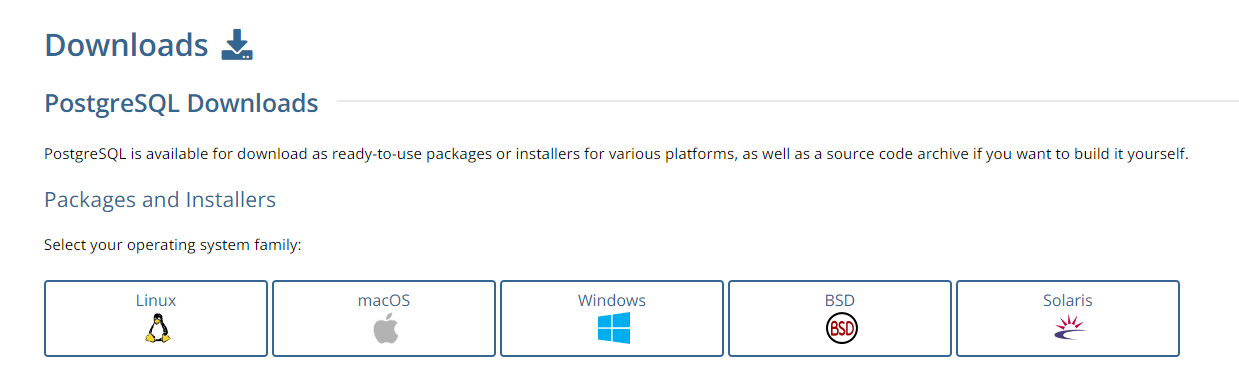 본인 OS에 맞는 것을 선택 / 필자는 Windows 선택