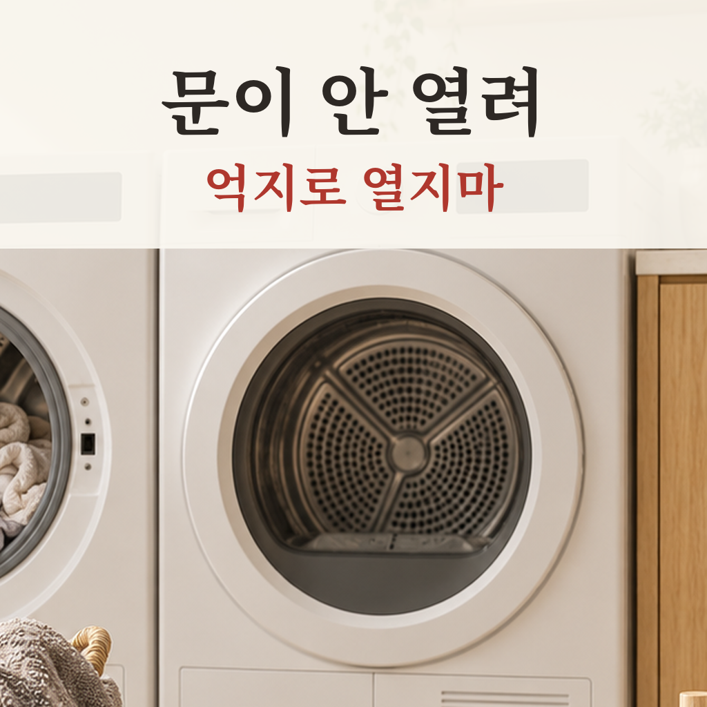 세탁기 문 안 열림 대표 이미지