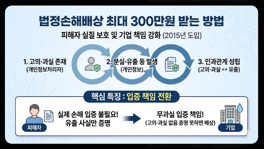 개인정보유출 피해보상금액
