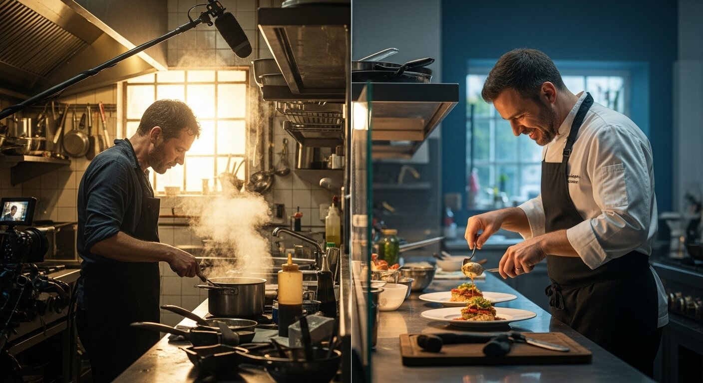 요리 다큐 vs 요리 영화 관련 사진