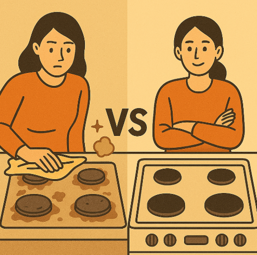 가스레인지 찌든 때 청소 이미지