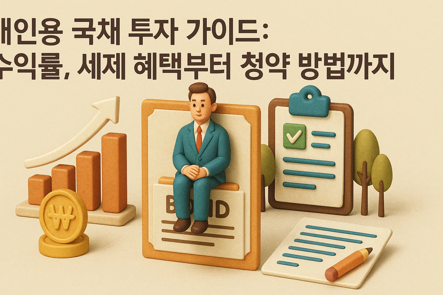 개인용 국채 투자 가이드: 수익률, 세제 혜택부터 청약 방법까지