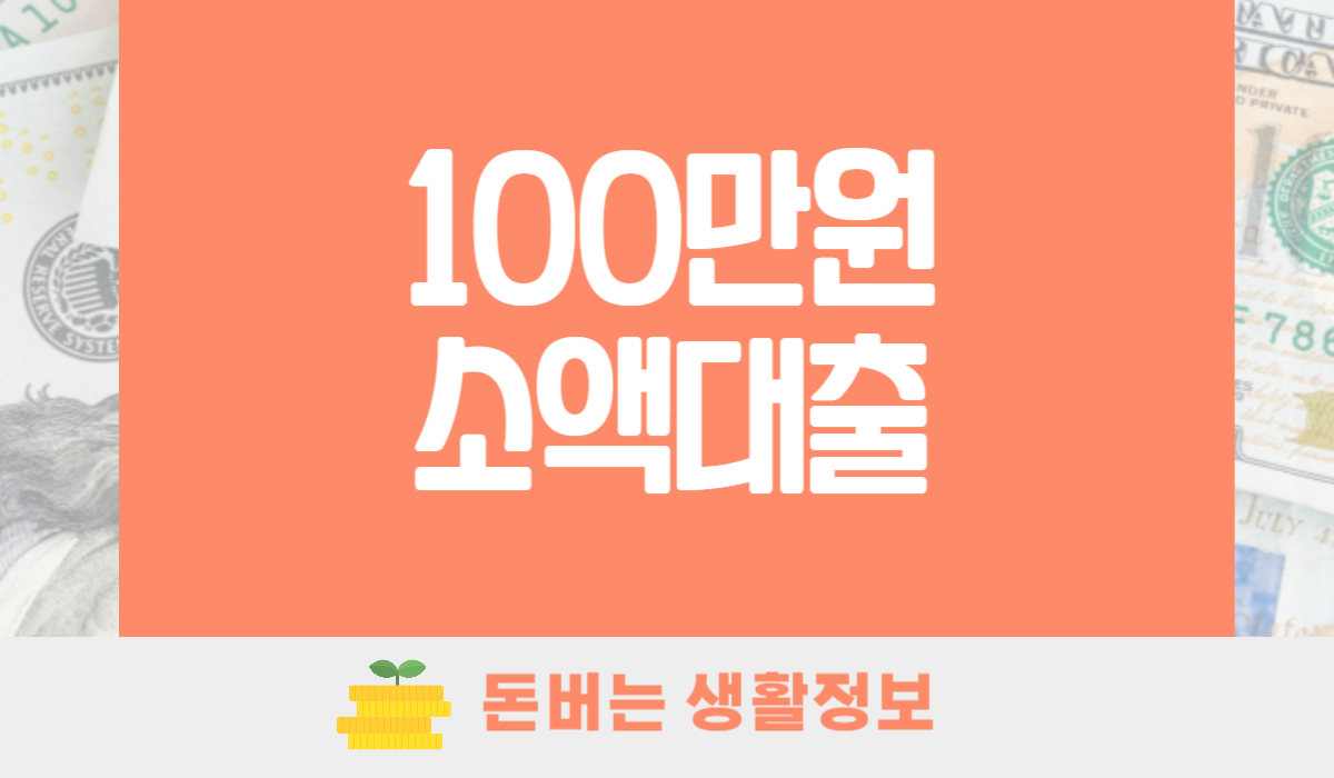 100만원 소액대출