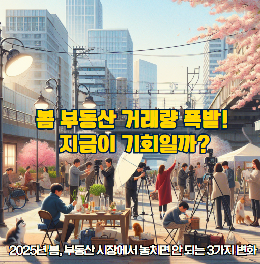 봄철 부동산 거래량