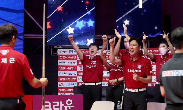 PBA 팀리그 크라운해태 주장 김재근 퍼펙트큐로 전기리그 우승권 희망