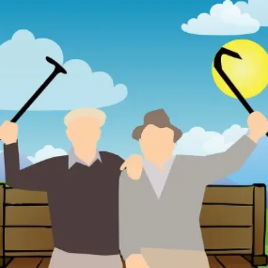 연금을 수령하는 노인