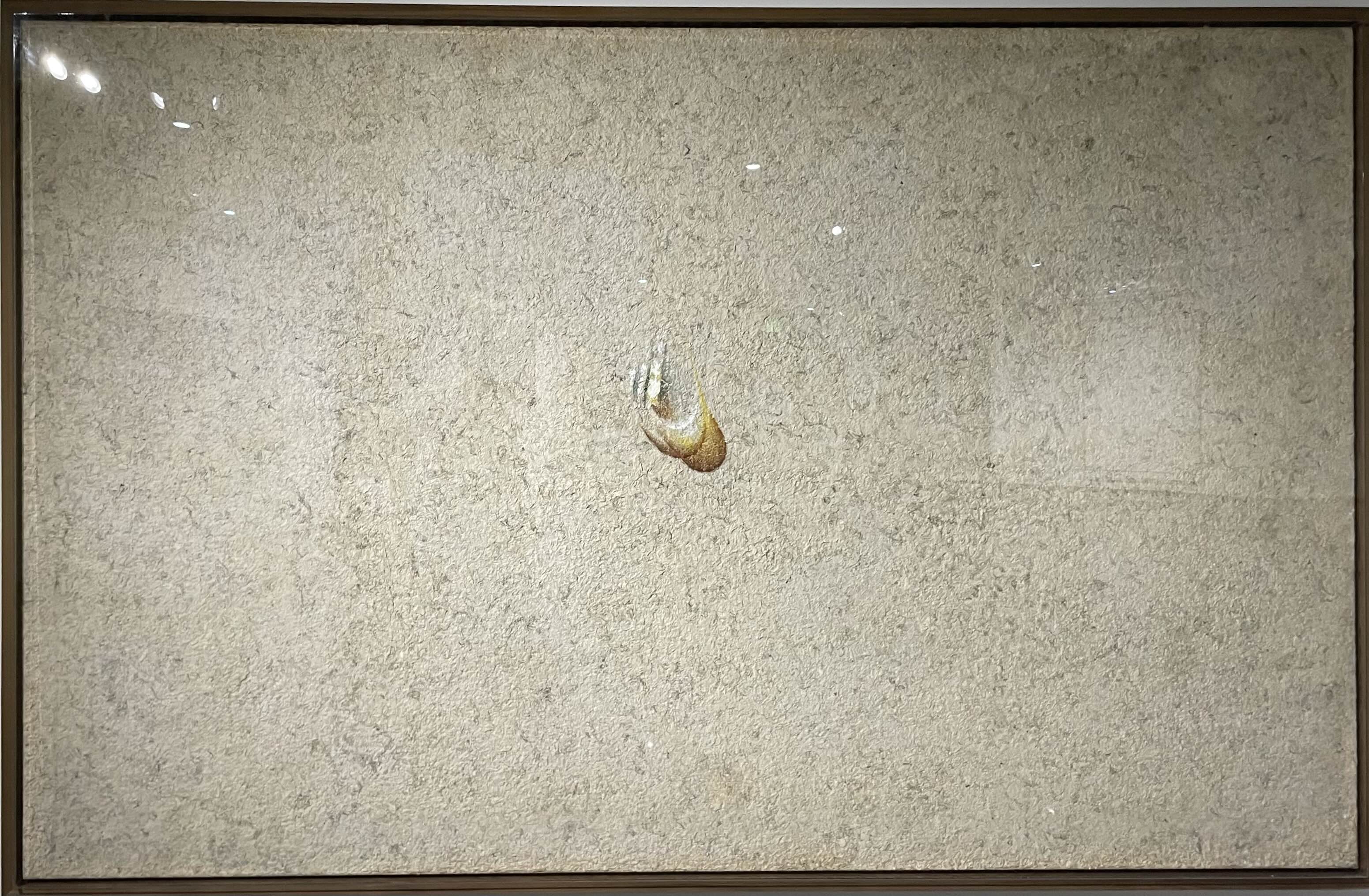 김창열-물방울 SH87032 (1987, 캔버스에 한지와 아크릴)