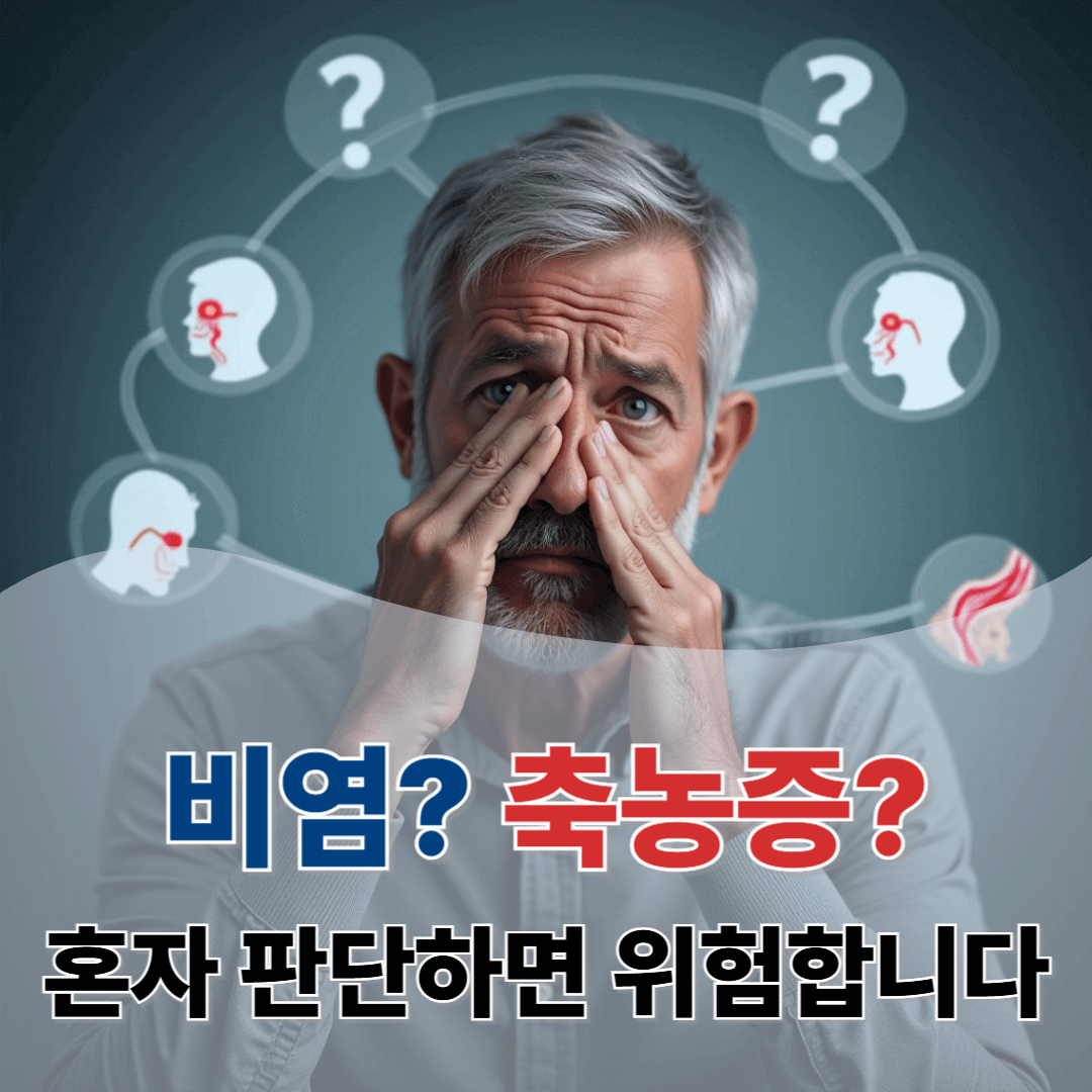 비염일까? 축농증일까? 당신도 헷갈리는 증상 총정리!
